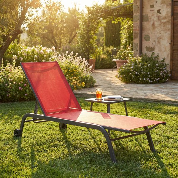 Produktbild: Sonnenliege Liegestuhl Gartenliege Rollen Sonlas