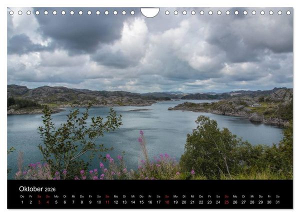 Produktbild: Norwegen - Der S&uuml;den (Wandkalender 2026 DIN A4 quer), CALVENDO Monatskalender