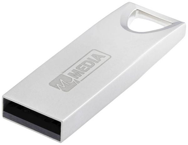 Produktbild: MyMEDIA My Alu USB 2.0 Drive USB-Stick 16GB Silber 69272 USB-A (USB 2.0)
