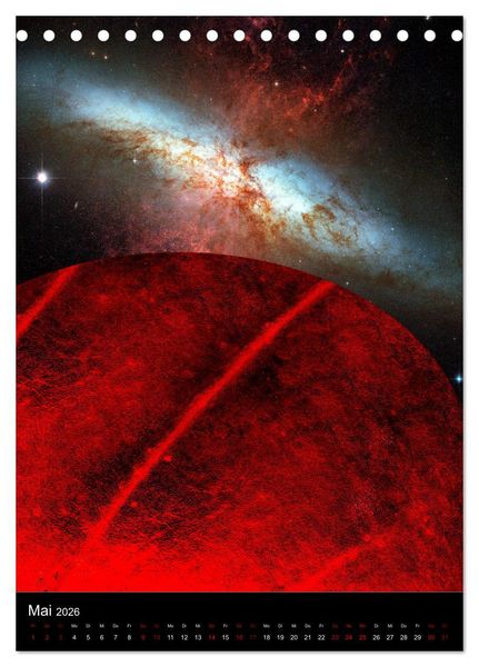 Produktbild: Mikrokosmos &ndash; Makrokosmos (Tischkalender 2026 DIN A5 hoch), CALVENDO Monatskalender