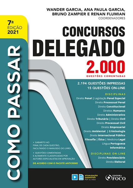 Produktbild: Como Passar em Concursos de Delegado