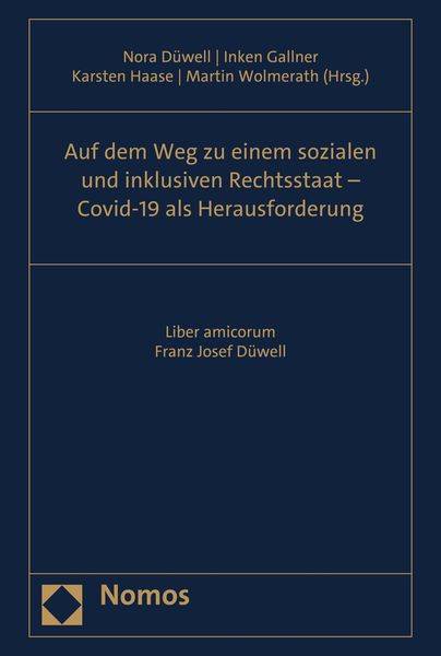 Produktbild: Auf dem Weg zu einem sozialen und inklusiven Rechtsstaat - Covid-19 als Herausforderung