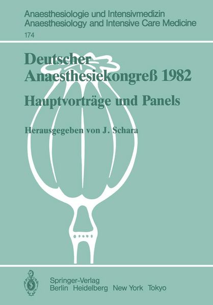 Produktbild: Deutscher Anaesthesiekongre&szlig; 1982