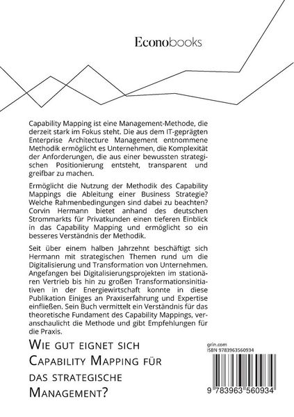 Produktbild: Wie gut eignet sich Capability Mapping f&uuml;r das strategische Management? Theoreti