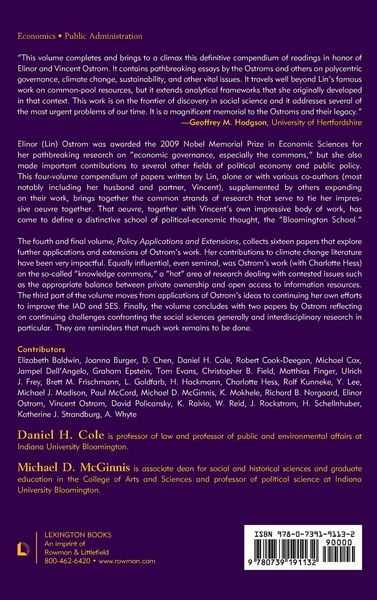 Produktbild: Elinor Ostrom and the Bloomington School of Political Economy