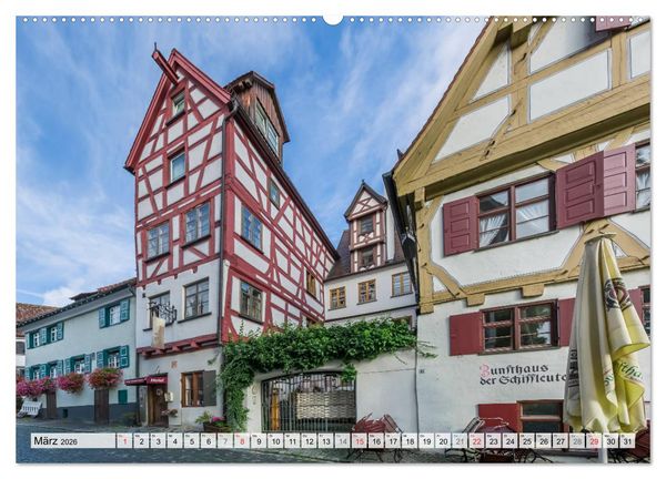 Produktbild: ULM Idyllisches Stadtherz (hochwertiger Premium Wandkalender 2026 DIN A2 quer), Kunstdruck in Hochglanz