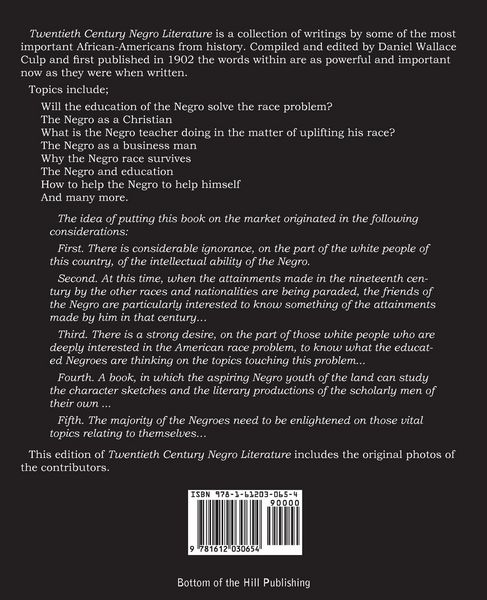 Produktbild: Twentieth Century Negro Literature