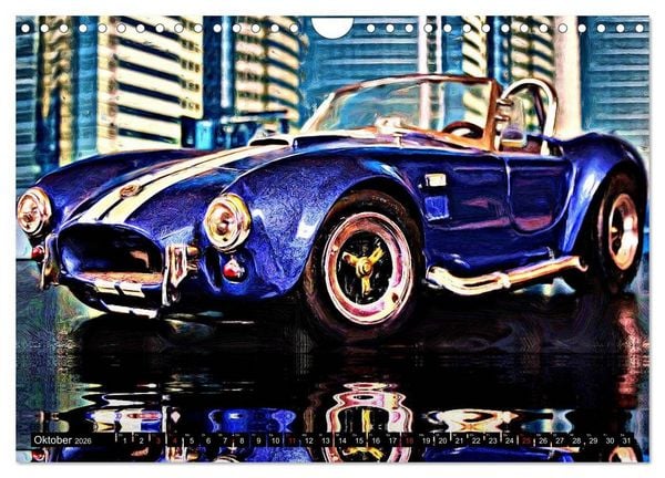 Produktbild: Automobil Voiture Car (Wandkalender 2026 DIN A4 quer), CALVENDO Monatskalender