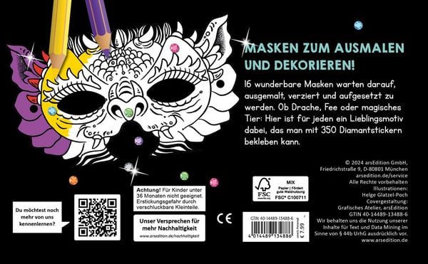 Produktbild: Diamantmasken &ndash; Zauberwesen