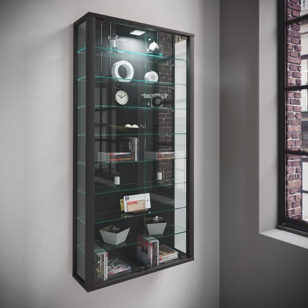 Produktbild: Wandvitrine H&auml;ngevitrine Glasvitrine Vitrosa Maxi