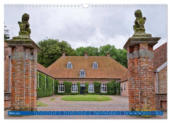 Produktbild: Die Krummh&ouml;rn Gemeinde in Ostfriesland (Wandkalender 2026 DIN A3 quer), CALVENDO Monatskalender