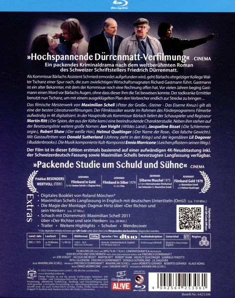 Produktbild: Der Richter und sein Henker (Filmjuwelen)