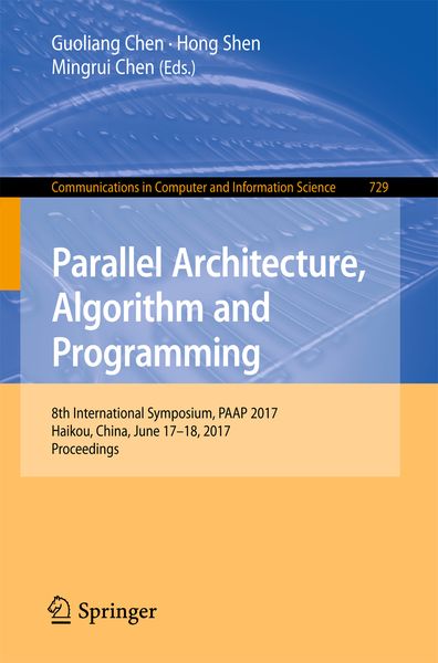 Produktbild: Parallel Architecture, Algorithm and Programming