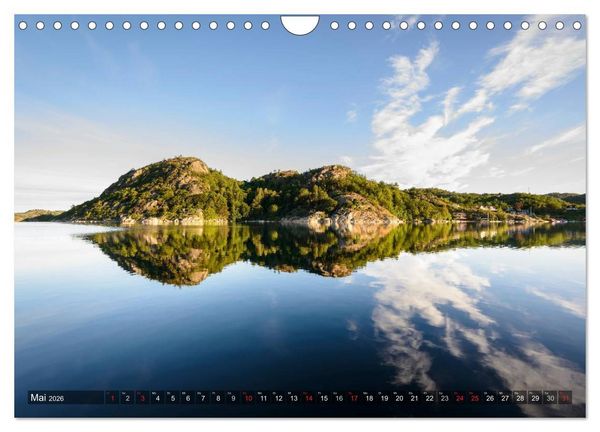 Produktbild: Norwegens S&uuml;den (Wandkalender 2026 DIN A4 quer), CALVENDO Monatskalender