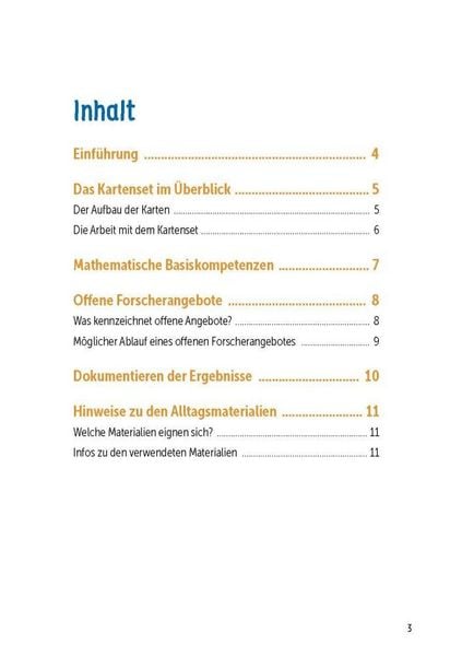 Produktbild: Mengen, Zahlen, Formen mit Alltagsmaterialien erforschen