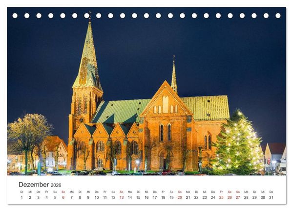 Produktbild: 750 Jahre Meldorf (Tischkalender 2026 DIN A5 quer), CALVENDO Monatskalender