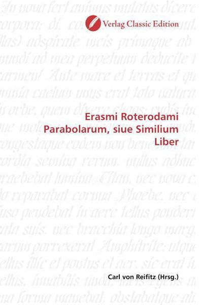 Produktbild: Erasmi Roterodami Parabolarum, siue Similium Liber