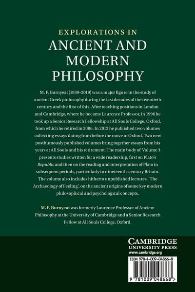 Produktbild: Explorations in Ancient and Modern Philosophy