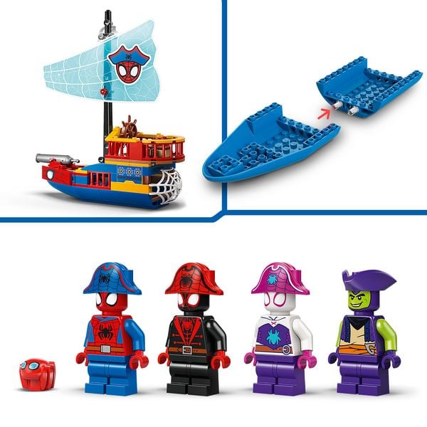 Produktbild: LEGO ǀ Marvel 11208 Piratenschiff von Spideys Team, Minifiguren Spielset