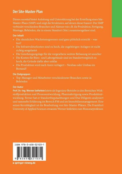Produktbild: Der Site-Master-Plan