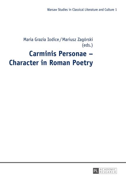 Produktbild: Carminis Personae &ndash; Character in Roman Poetry
