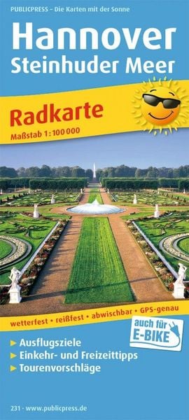 Produktbild: Publicpress Radkarte Hannover, Steinhuder Meer 1:100.000
