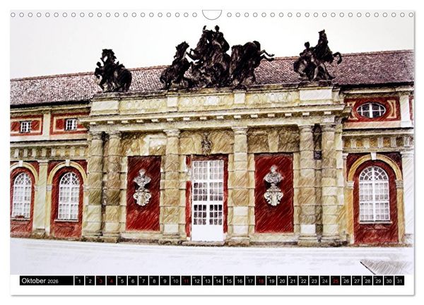 Produktbild: Potsdam Kalender (Wandkalender 2026 DIN A3 quer), CALVENDO Monatskalender