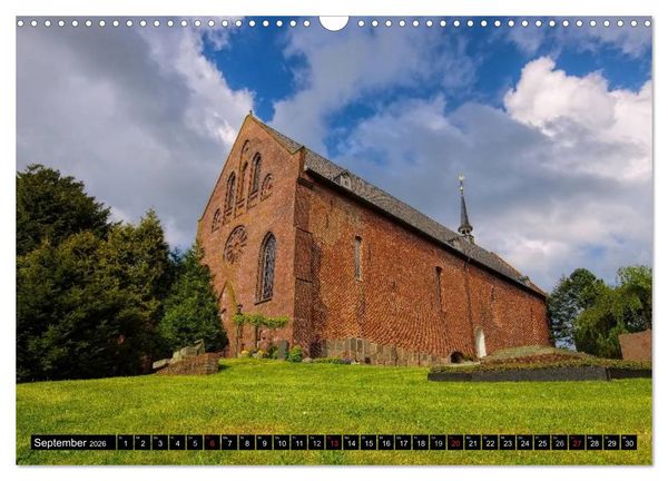 Produktbild: Kirchen in Ostfriesland (Wandkalender 2026 DIN A3 quer), CALVENDO Monatskalender