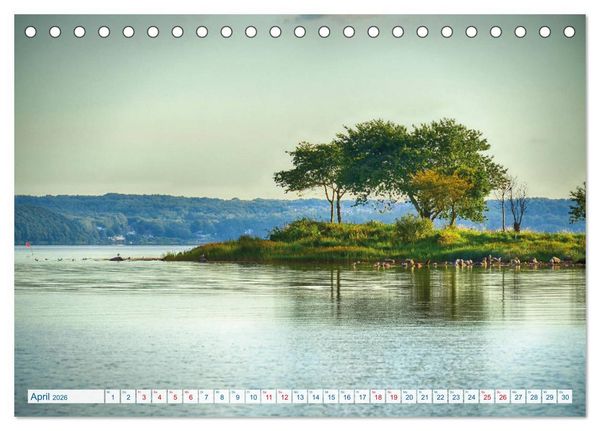 Produktbild: Flensburg Fjord (Tischkalender 2026 DIN A5 quer), CALVENDO Monatskalender