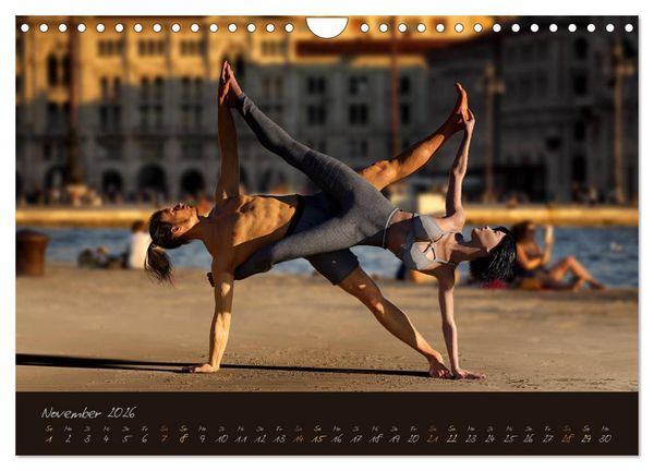 Produktbild: YogaPaare (Wandkalender 2026 DIN A4 quer), CALVENDO Monatskalender