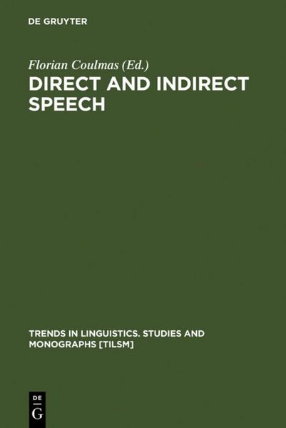 Produktbild: Direct and Indirect Speech