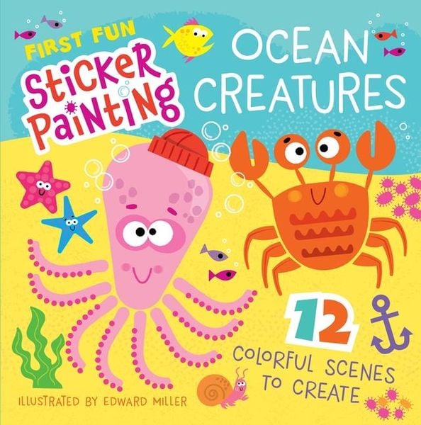 Produktbild: First Fun Sticker Painting: Ocean Creatures