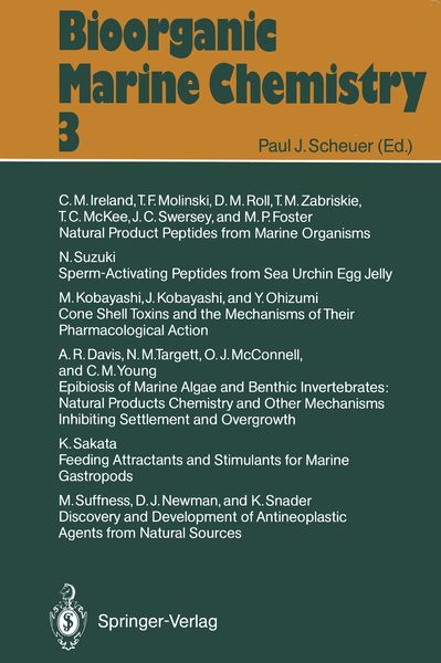 Produktbild: Bioorganic Marine Chemistry