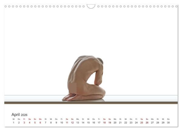 Produktbild: Form und Sinnlichkeit - minimalistische M&auml;nnerakte (Wandkalender 2026 DIN A3 quer), CALVENDO Monatskalender