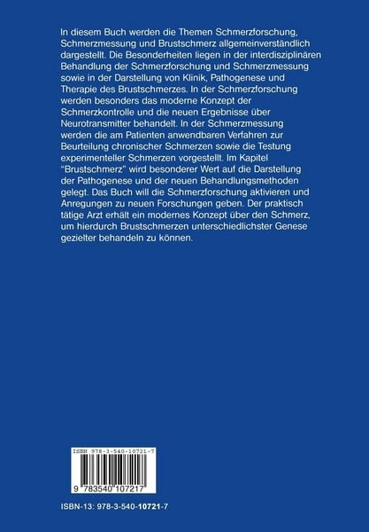 Produktbild: Schmerzforschung Schmerzmessung Brustschmerz