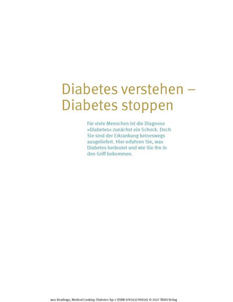 Produktbild: Medical Cooking: Diabetes Typ 2