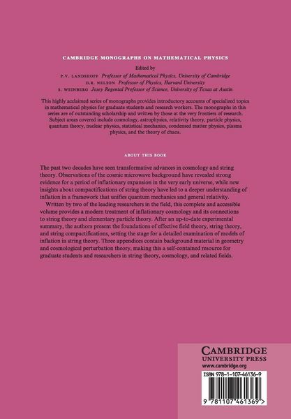 Produktbild: Inflation and String Theory