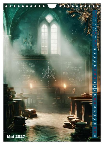 Produktbild: Umbrae Libri (Wandkalender 2027 DIN A4 hoch), CALVENDO Monatskalender