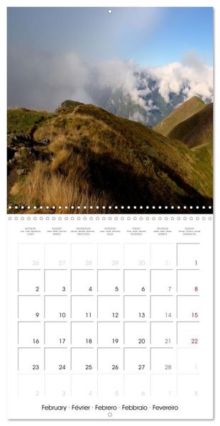 Produktbild: Deux &eacute;t&eacute;s en Vall&eacute;e d'Ossau (Calendrier mural carr&eacute; 2026 30x30 cm) Calendrier double avec une page pour vos prises de notes
