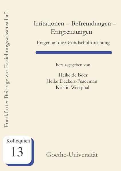 Produktbild: Irritationen - Befremdungen - Entgrenzungen