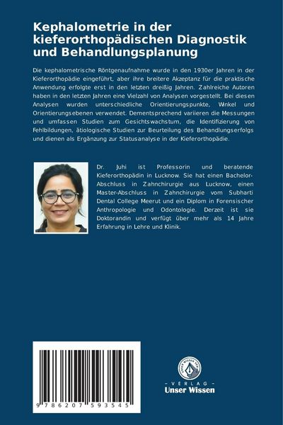 Produktbild: Kephalometrie in der kieferorthop&auml;dischen Diagnostik und Behandlungsplanung