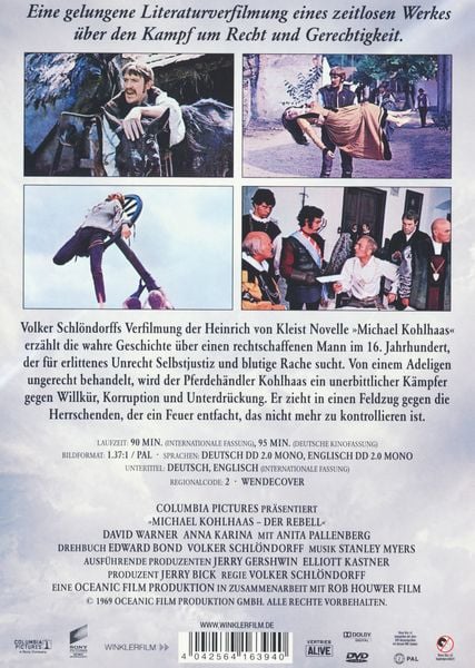 Produktbild: Michael Kohlhaas - Der Rebell