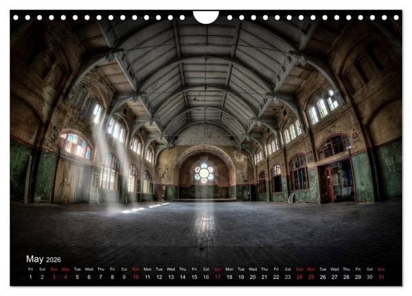 Produktbild: Lost Places HDR Beelitz II (Wall Calendar 2026 DIN A4 landscape), CALVENDO 12 Month Wall Calendar