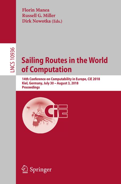 Produktbild: Sailing Routes in the World of Computation
