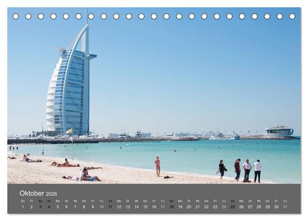 Produktbild: Dubai (Tischkalender 2026 DIN A5 quer), CALVENDO Monatskalender