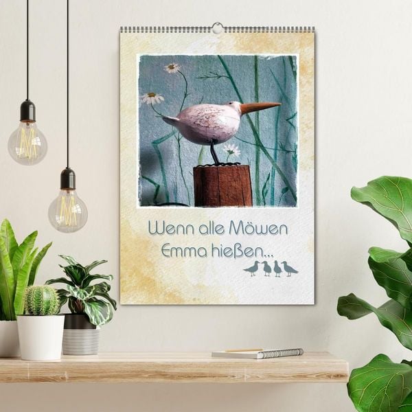 Produktbild: Wenn alle M&ouml;wen Emma hie&szlig;en... (Wandkalender 2027 DIN A2 hoch), CALVENDO Monatskalender