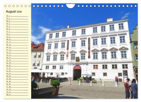 Produktbild: Landshut erleben (Wandkalender 2026 DIN A4 quer), CALVENDO Monatskalender
