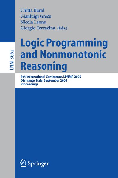 Produktbild: Logic Programming and Nonmonotonic Reasoning