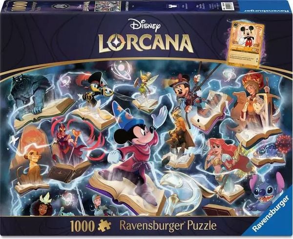 Erwachsenenpuzzle 1000 Teile - Disney Lorcana - Glimmers of the Realm: Steel