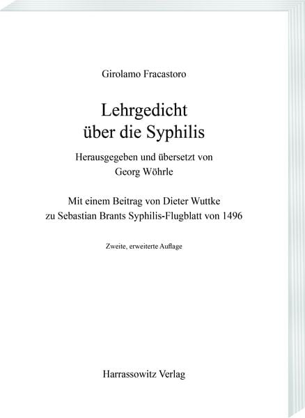 Produktbild: Lehrgedicht &uuml;ber die Syphilis